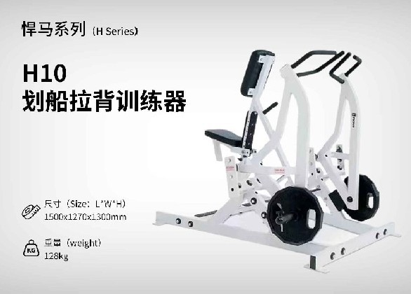 H10劃船拉背訓練器